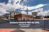 Deutsche Industrie REIT-AG (DIR) · Portfolio #1 - Neubrandenburg 5 DIR-001 Type Production & logistics Sector(s) Federal State Mecklenburg Western Pomerania Type of ownership Property