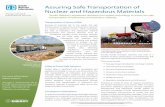 Assuring Safe Transportation of Nuclear and Hazardous Materials … · Sandia National Laboratories is a multi-program laboratory managed and operated by Sandia Corporation, a wholly