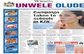 THE Witness UNWELE OLUDUNWELE OLUDEEing and to support patients in their quest to quit. Twelve buses will ferry pupils from the schools in Ulundi to Ulundi Stadium, where the event