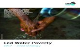 End Water Poverty...End Water Poverty 2017 – 2022 Strategy ©WaterAid/ Poulomi Basu “Access to water is a common goal. It is central in the social, economic and political affairs