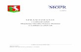 Sprawozdanie z działalności MOPR w roku 20071 Ilekroć w sprawozdaniu jest mowa o MOPR lub Ośrodku –należy przez to rozumieć Miejski Ośrodek Pomocy Rodzinie w Lublinie 4 I.