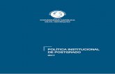 Política institucional de Postgradoww3.ucsh.cl/wp-content/uploads/documentacion/...autoexigencias institucionales, en el eje Investigación y Postgrado, la “… formación de profesionales