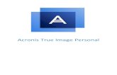 Acronis True Image - NeuroCheck · 1.3 Installing True Image Personal Installing and activating True Image Personal To install and activate True Image Personal: 1. Run the setup file.