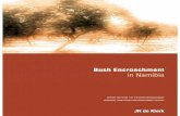 Bush Encoachment in Namibia deKlerk2004 · 1.1 bush encroachment as an integrated part of desertification 2 1.2 magnitude and occurrence of intruder bush 3 1.3 climatic features 5