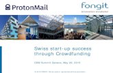 Swiss start-up success through Crowdfunding · Talk Overview Startup Crowdfunding in Switzerland Case Study: ProtonMail Future and Outlook  3