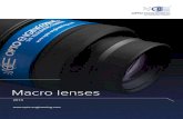 Macro lenses - 1stVision Inc.1stvision.com/.../media/downloads/docs/macro_lenses_en.pdfof a wide range of machine vision systems. ACCESSORIES Our Macro lenses family is complemented
