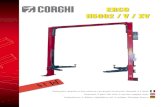 ERCO H5002 / V / XV - CORGHI...ERCO H5002 / V / XV • Designed with three-section support arms for the lifting of veichles with extended-weel base. On request • Emergency hand pump