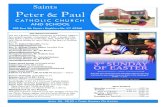 Saints Peter Paulstsppchurch.org/wordpress/wp-content/uploads/2020/04/April-26-20… · 04/04/2020  · 902 East 9th Street • Hopkinsville, KY 42240 Peter & Paul CATHOLIC CHURCH