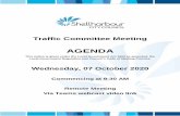 Public Agenda for Traffic Committee Meeting 9:30 AM ......Traffic Committee Meeting - Wednesday, 07 October 2020 Page 21 This is page 21 of the Minutes of the Traffic Committee Meeting