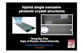 New Hyygbrid single nanowire photonic crystal structures · 2014. 11. 11. · Hyygbrid single nanowire photonic crystal structures Hong-Gyu ParkGyu Park Dept. of Physics, Korea University
