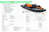 RECREATION 2020 NEW GTI SE - Sea-Doo...Capacity Rider Capacity Weight Capacity 600 lb / 272 kg Fuel Capacity 15.9 US gal / 60 L Glove Box Front Bin 2.3 US gal / 8.8 L 40.2 US gal