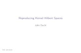 Reproducing Kernel Hilbert Spaces - Stanford University · 2. A. Berlinet and C. Thomas-Agnan. Reproducing Kernel Hilbert Spaces in Probability and Statistics. Kluwer Academic Publishers,