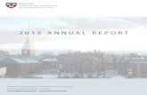 2015 ANNUAL REPORT - Harvard University...RESEARCH ADMINISTRATION SERVICES ANNUAL REPORT 2015 6 Each RAS functional area contributed to a remarkable year for Research Administration