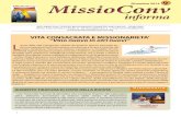 9 MissioConv · 2014. 12. 17. · 2015, abbiamo aumentato la tiratura della rivista “l Missionario i Francescano”che passa dalle 4.200 copie a 6.000 copie. il sensibile aumento