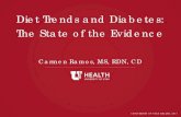 Diet Trends and Diabetes: The State of the Evidence · 2019. 11. 12. · Diagnosed and Undiagnosed Diabetes, Gestational Diabetes Mellitus, and Prediabetes, Diabetes Care 2014;37:3172-3179;