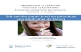 Educación emocional en personas con Síndrome de Downinvenio2.unizar.es/record/16355/files/TAZ-TFG-2014-1685.pdf · discapacidad intelectual, la inteligencia emocional, modelos de