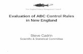 Evaluation of ABC Control Rules in New Englandarchive.nefmc.org/tech/council_mtg_docs/June 2010/doc 2 Cadrin NE ABCs.pdfthe estimate of OFL (Overfishing Limit) and any other scientific
