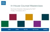 In-House Counsel Masterclass · London London New York New York San Franscisco San Francisco • Easier to strike down penalty clauses in Ireland than the UK • In Ireland, a clause