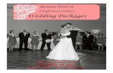Ramada Hotel & Conference Center Wedding Packages...Signature Cocktail Reception ... Includes Four Hour Cash Bar with Champagne Toast for Bride & Groom (Host bar options available