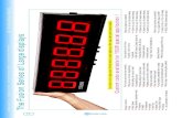 The Fusion Series of Large displays - London Electronics Ltd · Model numbers:- Fusion-C Counter/Rate Fusion-H Elapsed timer Fusion-L Weight/Load Fusion-P 4-20mA/0-10V Fusion-S Serial