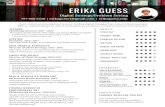 Erika Guess Digital Strategy resume 2018 · ERIKA GUESS DAVE IWANS & ASSOCIATES STRATUM Digital Strategy/Problem Soving 757-406-5536 | erikaguess1@gmail.com | erikaguess.com Director