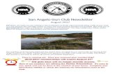 San Angelo Gun Club Newsletter...San Angelo Gun Club Newsletter August 2017 Members, we hope you are sharing in the excitement of all the improvements being made at your Club. It is