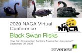 2020 NACA Virtual Conference Black Swan Risks...2020/09/30  · Black Swan Theory* • Disproportionate role of high- profile, hard- to-predict, and rare events that are beyond the