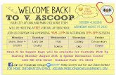WELCOME BACK! - Broward County Public Schools · 2020. 9. 2. · WELCOME BACK! TO V. ASCOOP! Yep! Virtual ASCOOP! My T y W y T y y Share, Show & STORY! Let’s Get Crafty! Mad Science