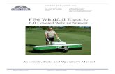 FE6 Windfoil Electric · FE6 Windfoil Electric 6-ft Covered Walking Sprayer Assembly, Parts and Operator’s Manual Version FE-1205. Rogers Sprayers Inc. Toll Free 1-888-975-8294
