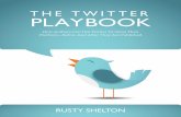 THE TWITTER PL A Y BOOKmasteringthenewmedialandscape.com/wp-content/uploads/...the contrary, it is a platform more focused on celebrating the accomplishments and insights of others