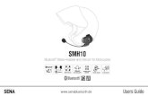 SMH10 - SENA Bluetooth Stereo Audio Headsets mit Interkom ... · Sena recommande d’utiliser l’ensemble de fixation plutôt que l’adaptateur de montage à coller. Cet adaptateur