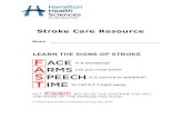Stroke Care Resource - Home - Hamilton Health Sciences · The following strategies are based on the techniques of Supported Conversation for Adults with Aphasia TM (SCA TM ) developed