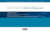 Aben · UNSCEAR 2013 REPORT — VOLUME I SOURCES, EFFECTS AND RISKS OF IONIZING RADIATION United Nations Scientific Committee on the Effects of Atomic Radiation SOURCES, EFFECTS AND