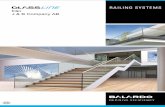 Glassline Balardo broschyrwebsystem.gismo.se/Gismo/Bildarkiv/org/1029/2.glassline balardo broschyr.pdfThe basic element of BALARDO is the support proﬁle with its support clamp-ing