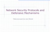 Network Security Protocols and Defensive Mechanismssuman/security_1/network-defense.pdf · Server (RADIUS) No Key Authenticator UnAuth/UnAssoc 802.1X Blocked No Key Supplicant UnAuth/UnAssoc