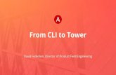 From CLI to Tower - people.redhat.com · and managing your Ansible automation – with a UI and RESTful API. ... Dashboard and real-time automation updates ... • Playbook projects