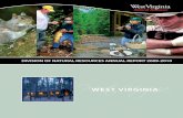 DIVISION OF NATURAL RESOURCES ANNUAL REPORT 2009-2010 · 324 4th Avenue South Charleston, West Virginia 25303 Telephone: 304-558-2754 Fax: 304-558-2768 Web sites: