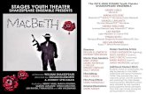 The 2019 -2020 STAGES Youth Theater SHAKESPEARE … · costumes, props, and set locations with coaching from their Design Teaching Artists. MACBETH scenes were recorded by cast-members