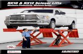RX10 & RX12 Scissor Lifts...RX10 & RX12 Scissor Lifts Maximum Productivity, Minimum Space RX Scissor Lift Large capacity with a small footprint * Shown with protective cover removed.