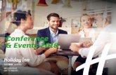Conference & Events 2018 - Holiday Inn Melbourne on Flinders...Full day catering package pricing may differ to individual meal period pricing. Please contact our friendly team today