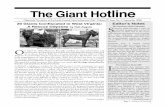 The Giant Hotline€¦ · Amazing how a certain breed becomes the rage in a given year. It is understandable when Walt Disney makes a movie starring 101 Dalmatians but why were the