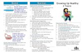 Growing Up Healthy Brochure: Birth to 2 Months...Healthy foods include: o Fruit and vegetables (half the plate) o Whole grain bread, cereal, or pasta o Protein and iron- rich food,