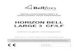HORIZON BELL LARGE 3 CF/LF - HaardenExpress · 2016. 8. 16. · INSTALLATIEVOORSCHRIFT & HANDLEIDING VOOR ONDERHOUD HORIZON BELL LARGE 3 CF/LF Gashaard met gesloten verbrandingssysteem