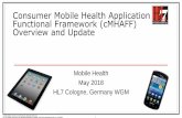 Consumer Mobile Health Application Functional Framework ......May 15, 2018  · © 2018 Health Level Seven ® International. All Rights Reserved. HL7 and Health Level Seven are registered