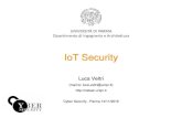 UNIVERSITÀ DI PARMA Dipartimento di Ingegneria e ... Dipartimento di Ingegneria e Architettura IoTIoT SecuritySecurity Luca Veltri - Cyber Security, Parma 14/11/2019 3 Internet of
