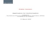 Public Version Application for Authorisation · The NPSA is a peak industry body representing pharmaceutical wholesalers in Australia. NPSA Members distribute to all pharmacies and