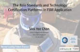 The Role Standards and Technology Certification Platforms ... · Certification Platforms in FSM Application Mei Yee Chan WASH Programme Manager TÜV SÜD Singapore 21.02.2019. 2 TÜV