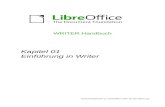 Einführung in Writer - The Document Foundation Wiki · Basierend auf der LibreOffice Version 3.3. 2 Einführung in Writer. Anmerkung für Macintosh Nutzer Einige Tastenbelegungen