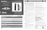 Architect Kettle - Dualit · Architect Kettle Instruction manual You may also like the matching Architect toaster Change your panels at: ... In the interest of improving products,