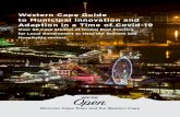 Western Cape Guide to Municipal Innovation and Adaption in ...€¦ · Promoting Rural Tourism Previously overcrowded destinations might see high reductions in tourism flows, while